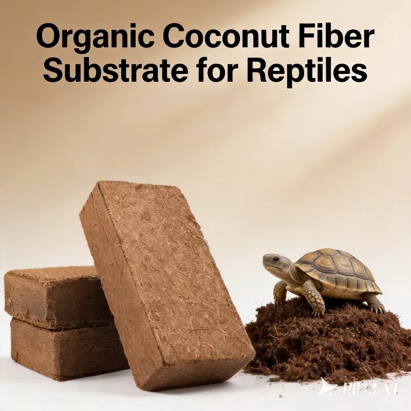 Sphagnum Moss Dry - Cama para Reptiles, Ladrillo de Fibra