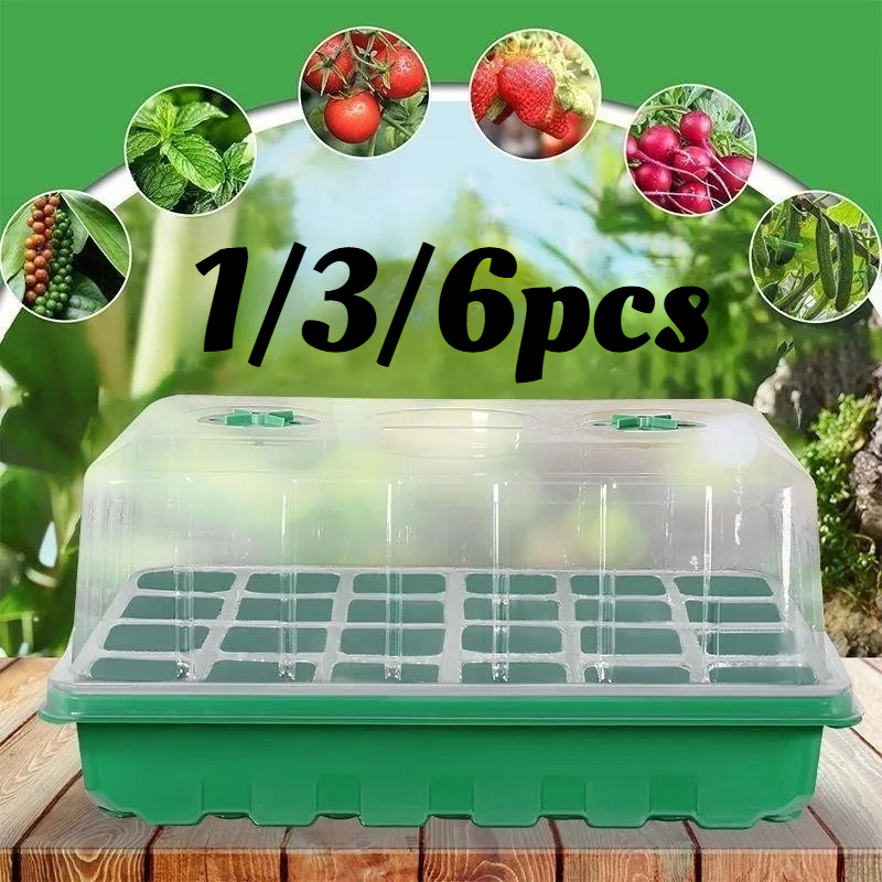 Humidity Dome Kit - Kit de bandejas para semilleros de