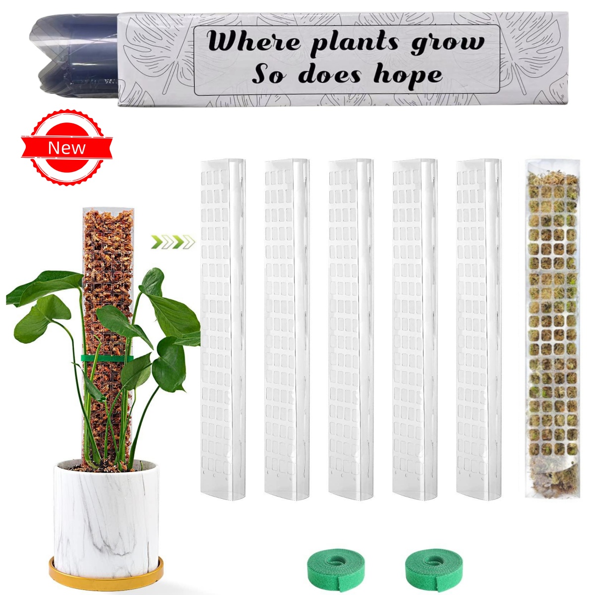 Poste de musgo para plantas, s - Sphagnum Moss Dry reseña y precio
